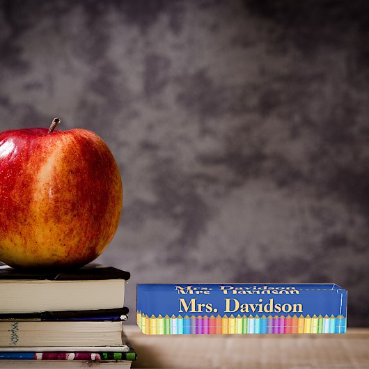 Plaque d'identification personnalisée du bureau de