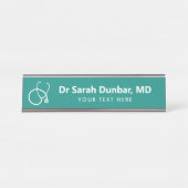 Plaque d'identification personnalisée pour le méde (Devant)