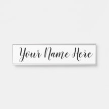 Plaque d'identification pour le travail