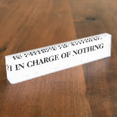 PLAQUE D'IDENTIFICATION RESPONSABLE (Taille)