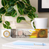 Plaque d'identification Sunflower Rock Desk