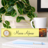 Plaque d'identification Sunset Desk Sunflower