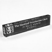 Plaque d'identification vétérinaire personnalisée