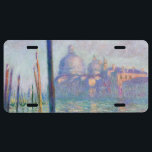 Plaque D'immatriculation Claude Monet - Grand Canal, Venise<br><div class="desc">Le Grand Canal,  Venise - Claude Monet,  Huile sur toile,  1908</div>