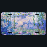 Plaque D'immatriculation Claude Monet - Nymphéas / Nymphéas 1919<br><div class="desc">Nymphéas (W.1852) - Claude Monet,  Huile sur toile,  1916-1919</div>