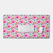 Plaque d'immatriculation de fleurs aquarelles colo (Clavier et souris)