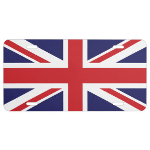 Plaque D'immatriculation Drapeau britannique Union Jack