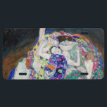 Plaque D'immatriculation Gustav Klimt - Carte magnétique Vierge<br><div class="desc">La Vierge / Le Maiden - Gustav Klimt,  Huile sur toile,  1913</div>