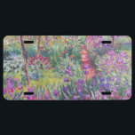 Plaque D'immatriculation Jardin de l'artiste à Giverny par Claude Monet<br><div class="desc">Jardin de l'artiste à Givernyby Claude Monet</div>