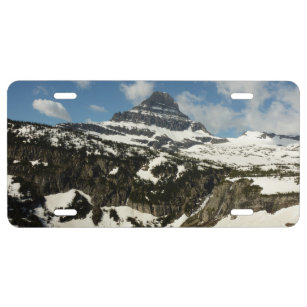 Plaque D'immatriculation La montagne Reynolds du col Logan au parc Glacier
