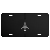 Plaque minimaliste de licence d'aviation