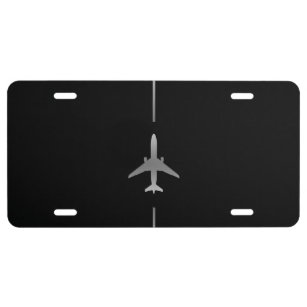 Plaque D'immatriculation Plaque minimaliste de licence d'aviation
