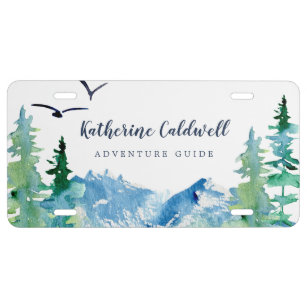 Plaque D'immatriculation Rocky Mountain Adventure Guide