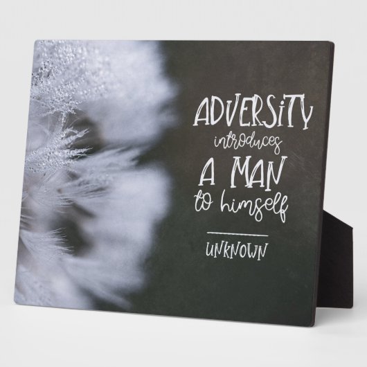 Plaque d'inspiration de l'université (Côté)