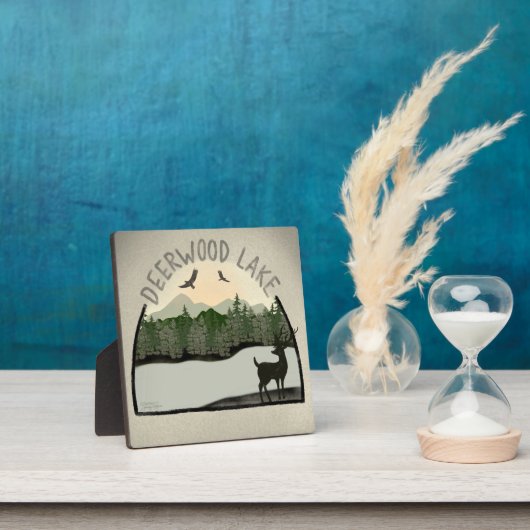 Plaque d'inspiritisme Deerwood Lake Deer (Insitu)