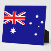 Plaque drapeau australien (Côté)