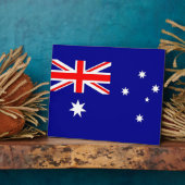 Plaque drapeau australien (Côté)