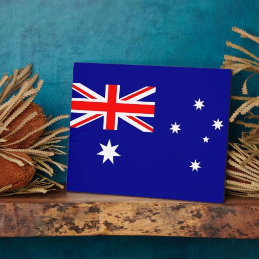 Plaque drapeau australien (Côté)