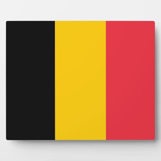 Plaque Drapeau Belge (Devant)