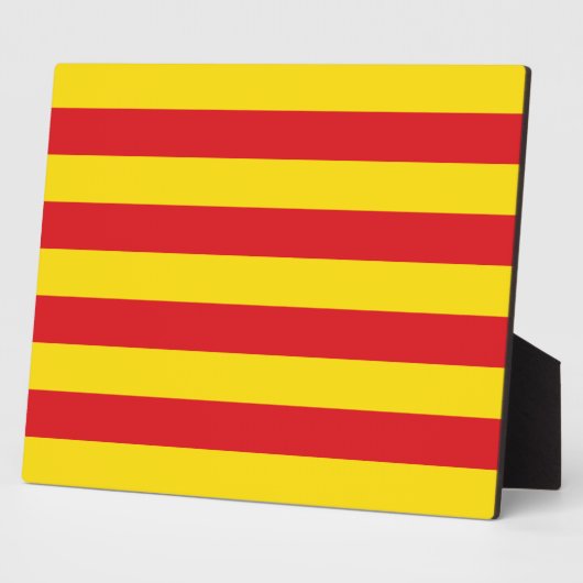 Plaque Drapeau Catalogne (Côté)