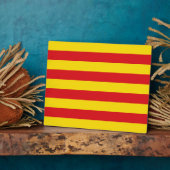 Plaque Drapeau Catalogne (Côté)