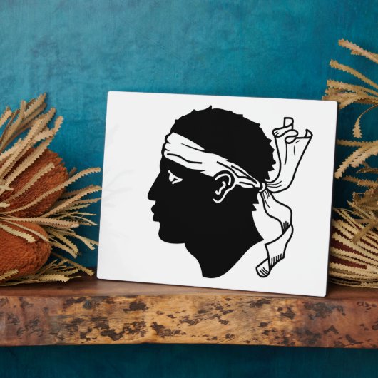 Plaque Drapeau Corse (Côté)