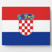 Plaque Drapeau Croate (Devant)
