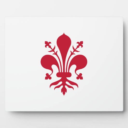 Plaque Drapeau de Florence (Devant)