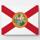Plaque drapeau de l'État de Floride (Devant)