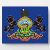Plaque drapeau de l'État de Pennsylvanie (Devant)