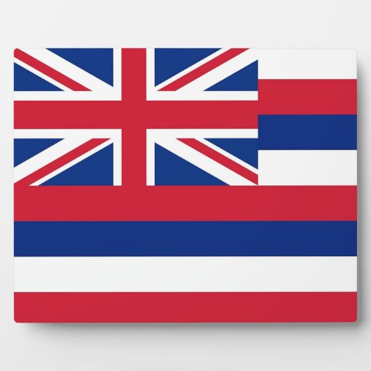 Plaque drapeau de l'État d'Hawaii (Devant)