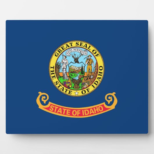 Plaque Drapeau De L'État D'Idaho (Devant)