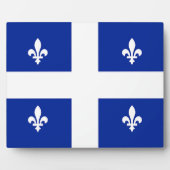 Plaque drapeau du Québec (Devant)