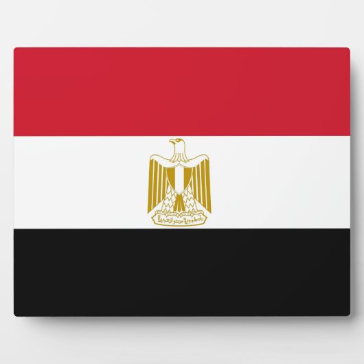 Plaque Drapeau Égyptien (Devant)