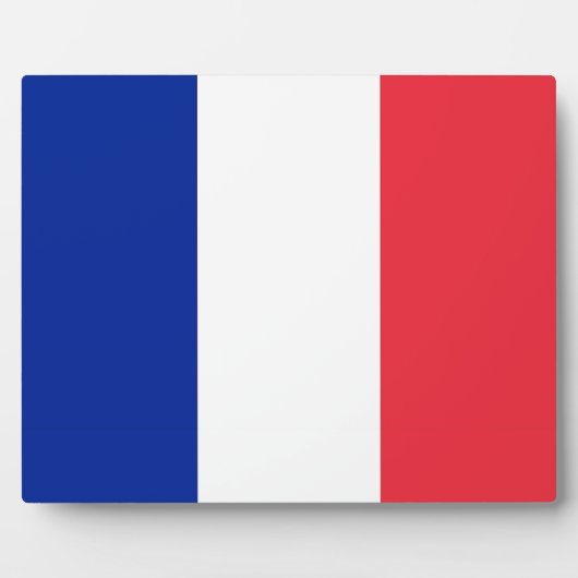 Plaque Drapeau Français (Devant)
