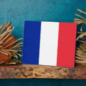 Plaque Drapeau Français (Côté)