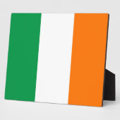 Plaque drapeau irlandais (Côté)