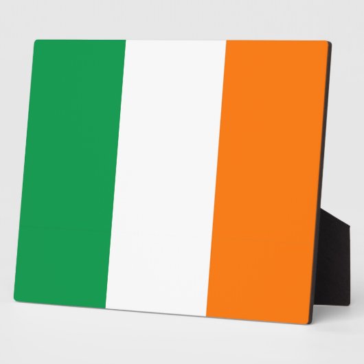 Plaque drapeau irlandais (Côté)