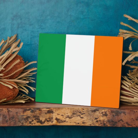 Plaque drapeau irlandais (Côté)