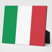 Plaque Drapeau Italien (Côté)