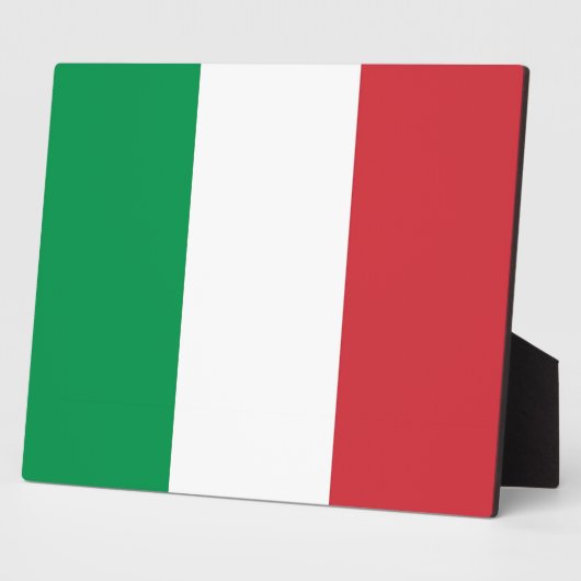 Plaque Drapeau Italien (Côté)