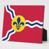 Plaque Drapeau Saint-Louis (Côté)