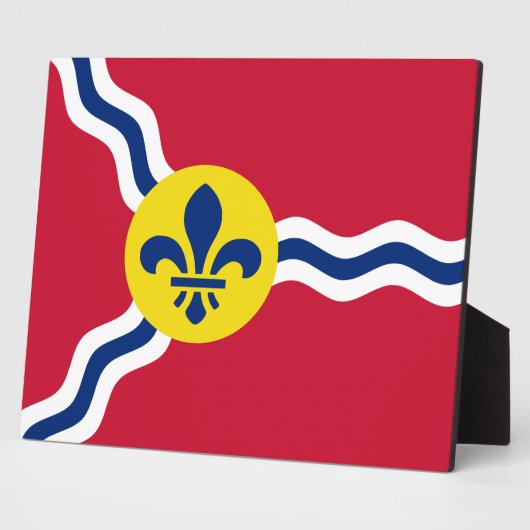 Plaque Drapeau Saint-Louis (Côté)