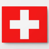 Plaque Drapeau Suisse (Devant)