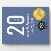 Plaque du 20e anniversaire de l'employé (Devant)