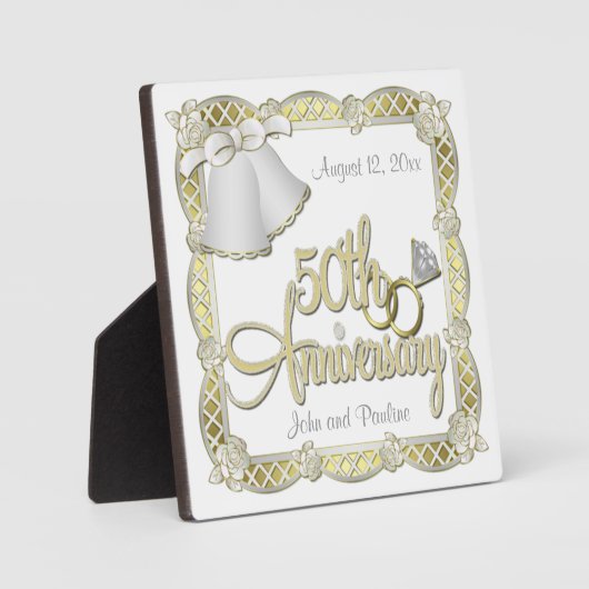 Plaque du 50e anniversaire (Recto)