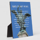 Plaque du chevalet de prière St. Michael (Côté)