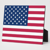 Plaque du drapeau américain (Côté)