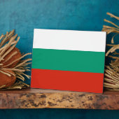 Plaque du drapeau bulgare (Côté)