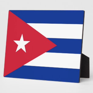 Plaque du drapeau cubanais